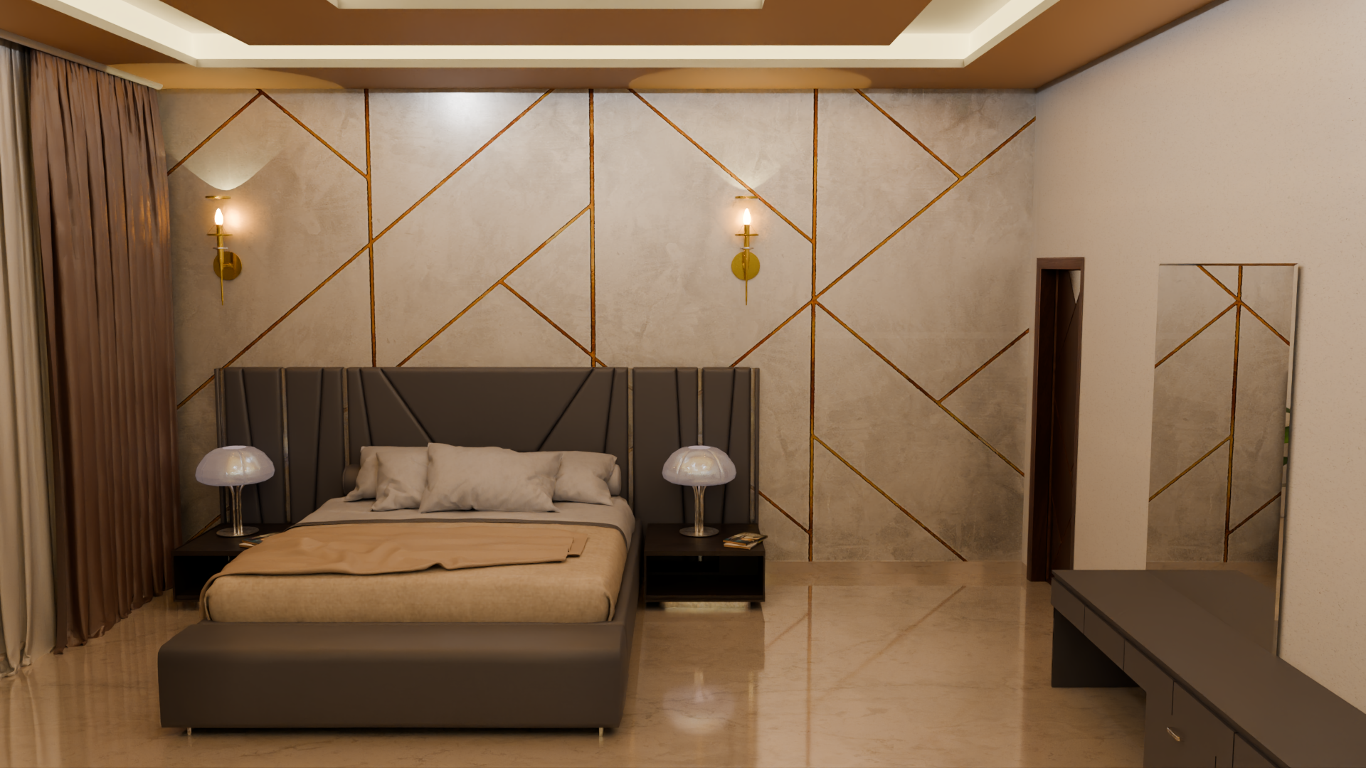 Modern Gold & Grey Haven